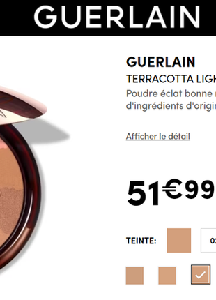 Бронзер-хайлайтер guerlain terracotta light10 фото