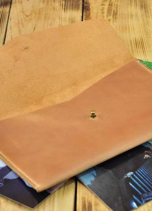 Кожаный чехол (конверт) - аксессуар для документов и прочих файлов1 фото