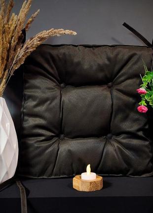 Подушка на стілець dotinem color, коричнева, 40х40 см1 фото