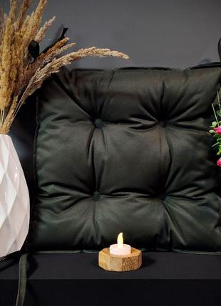 Подушка на стілець dotinem color, хакі, 40х40 см1 фото
