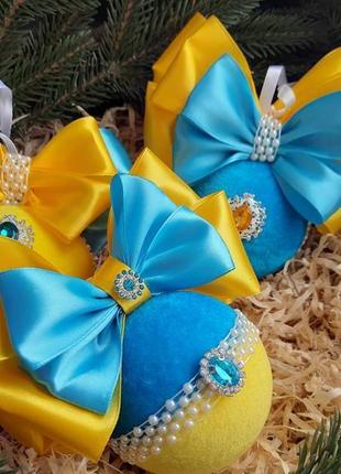 💙💛новорічні прикраси ручної роботи💙💛 ялинкові іграшки handmade4 фото