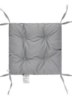 Подушка на стілець dotinem color, сіра, 40х40 см2 фото