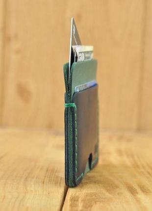 Кожаная визитница  - удобный аксессуар для хранения карт и визиток3 фото
