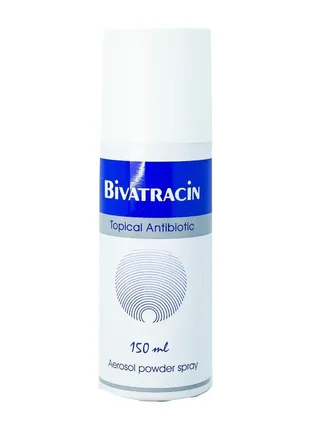 Bivatracin powder spray спрей антибактеріальний2 фото