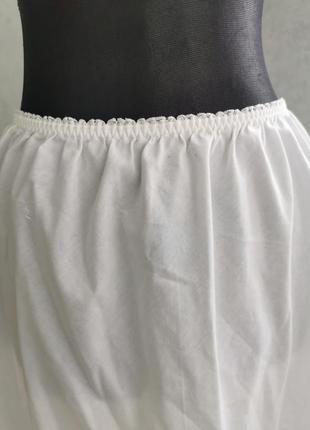 Винтажный подъюпник, нижняя юбка с кружевом3 фото