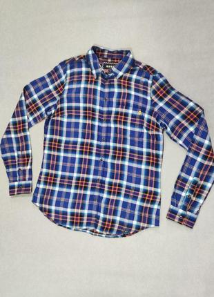 Сорочка у клітинку anneka check shirt superdry7 фото