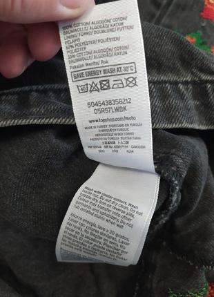 Джинсова спідниця з вишивкою / міні спідниця / мини юбка джинсовая8 фото