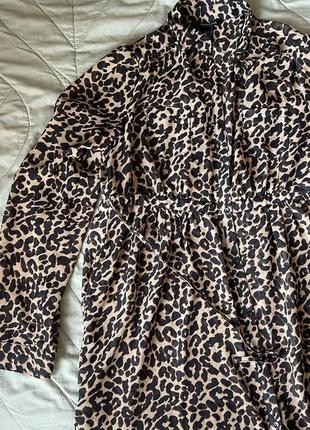 Леопардовая блуза для беременных7 фото