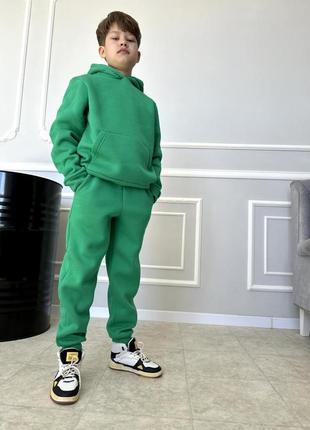 Качественный! теплый детский спортивный костюм на флисе1 фото