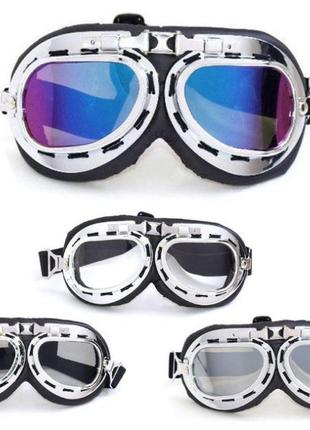 Очки лыжная маска /хамелеон мото скутер вело сноуборд лыжные окуляри1 фото