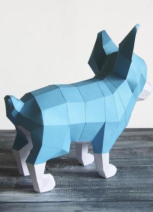 Полигональная скульптура собаки - чихуахуа5 фото