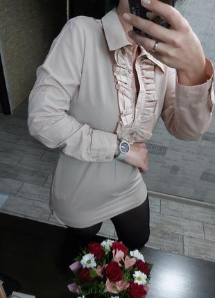 Блузка сорочка подовжена