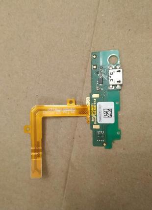 Плата нижня зі шлейфом б.у. оригінал для alcatel 5056d pop 4 plus