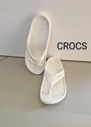 Шльопанці в'єтнамки  крокси бренду crocs croslite  uk w9 eur 39,5