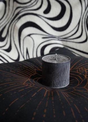 Свічка циліндр і куб з пальмового воску1 фото