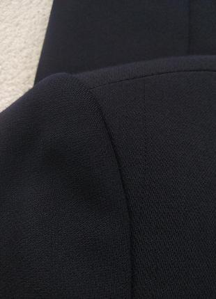 Delmod вінтажний базовий вовняний оверсайз піджак жакет плащ пальто синій чорний s m l10 фото