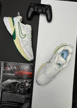 Мужские кроссовки nike runtekk white green3 фото