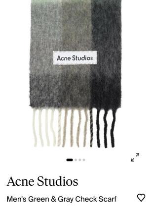 Шарф acne studios оригінал унісекс2 фото