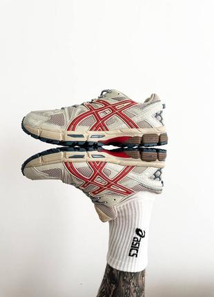 Кроссовки asics gel kahana 8 "beige/red"2 фото