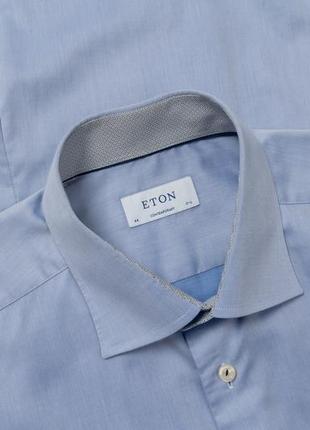 Eton contemporary blue shirt  чоловіча сорочка