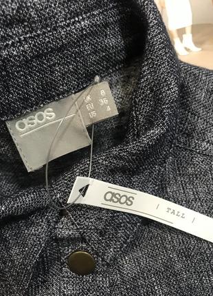 Сукня сорочка з довгим рукавом 100% льон від asos p.88 фото