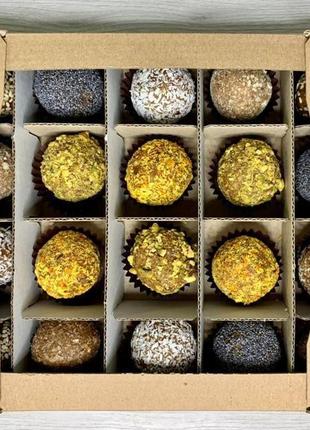 Цукерки dattero  із сухофруктів і горіхів, 20 шт. 500 гр.1 фото