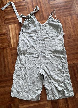 Комбінезон ромпер с шортами з мусліну f&f 8-10 uk