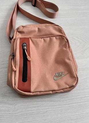 Сумка, мессенджер nike tech bag small - rose gold/ metallic red bronze2 фото