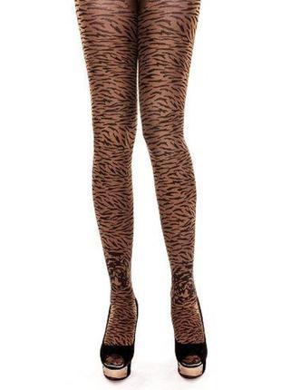 Fashion колготки manzi "tiger tights" 300den микрофибра