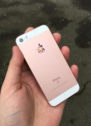 Iphone se 16-32-64gb rose gold neverlock /чистий /айфон се бу ...
