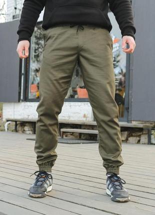 Мужские повседневные базовые коттоновые брюки карго1 фото