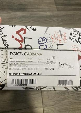 Оригинальные кеды от бренда dolce &amp; gabbana7 фото