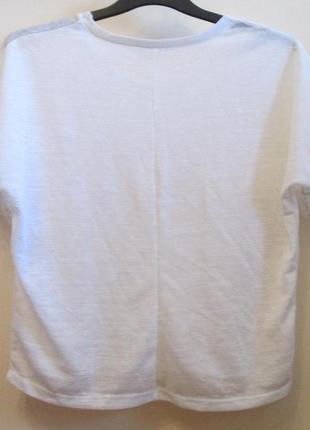 Распродажа стильная белая блуза футболка atmosphere кружево размер 102 фото