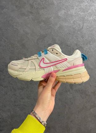 Кроссовки nike v2k runtek white/pink6 фото