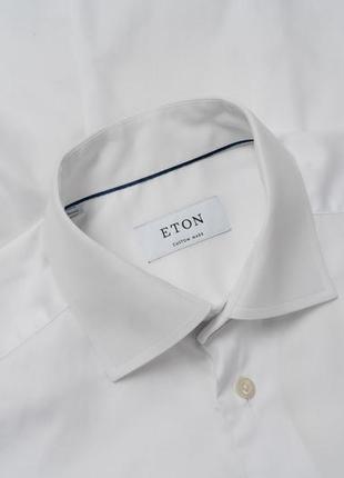 Eton custom made white shirt&nbsp;&nbsp;мужская рубашка1 фото