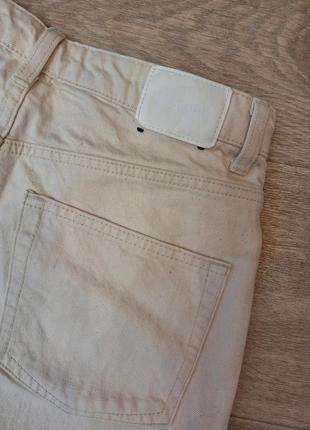 Молочні базові джинси weekday, розмір м.8 фото