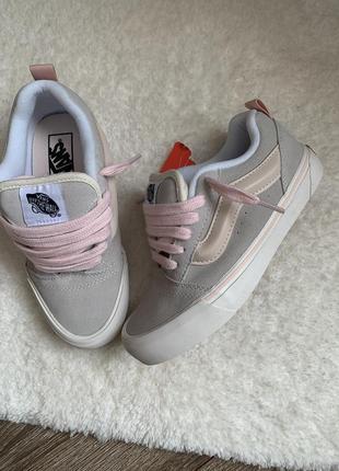 Vans knu skool pastels pink2 фото