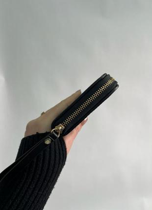 Гаманець coach dempsey large wallet in signature jacquard black6 фото