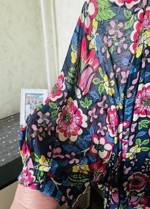 Классное платье халат шифон большой размер 🍒👍 next5 фото