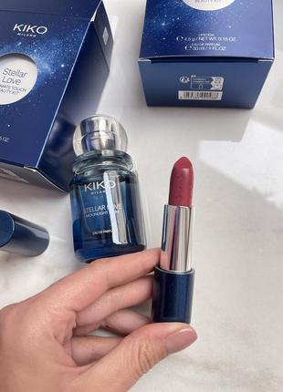 Набор кико помада и парфюм