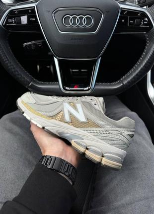 Мужские кроссовки new balance 860v2 beige gold