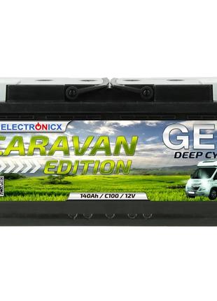 Акумулятор гелевий electronicx caravan edition 140 ah 12v