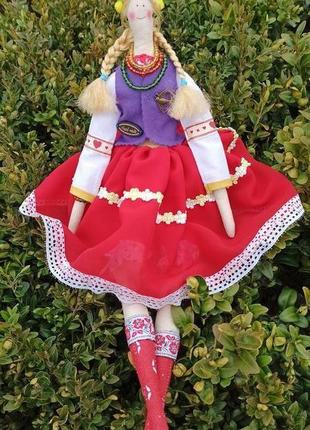 Лялька українка в стилі тільда 💙💛2 фото