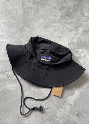 Панама patagonia black черная мужская / женская