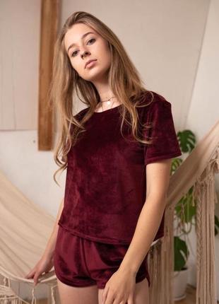 Жіноча плюшева піжама, більше 10 забарвлень5 фото