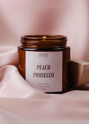 Соевая свеча peach prosecco2 фото