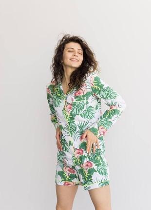 Стильные женский пижамы в яркий принт4 фото