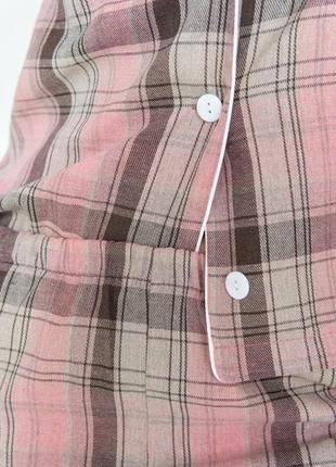 Стильна жіноча піжама на гудзиках з кишенькою5 фото