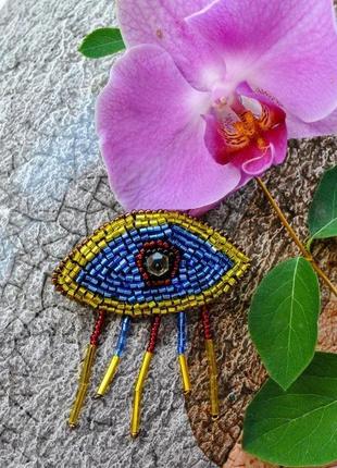 Брошка "жовто блакитна" 🇺🇦