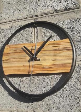 Часы круглые лофт, уникальные настенные часы, необычные настенные часы2 фото